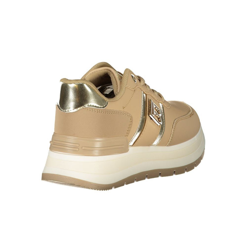 Laura Biagiotti Beige Polyester Sneaker