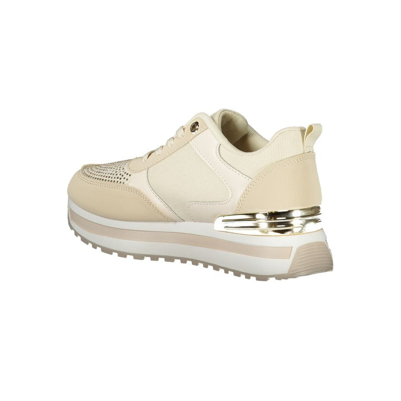 Laura Biagiotti Beige Polyester Sneaker