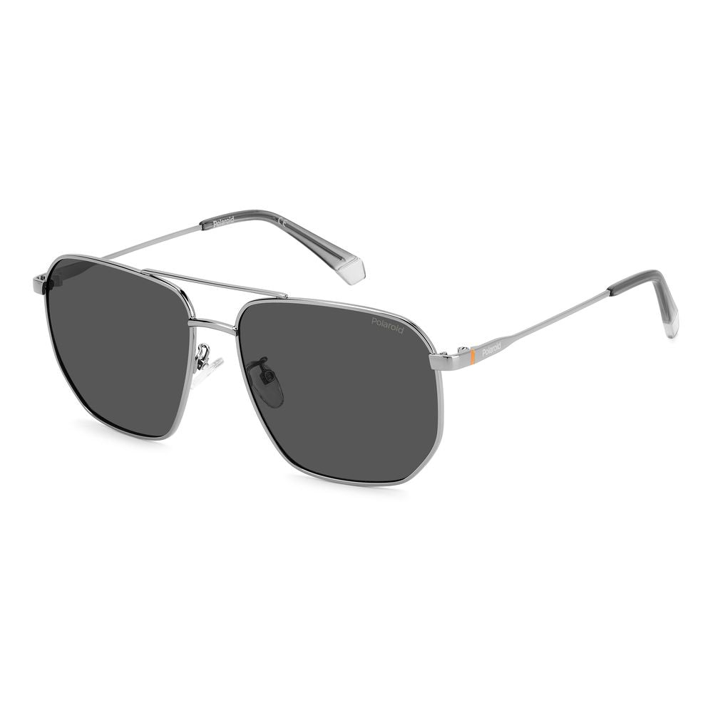 Polaroid Gray Metal Sunglasses