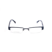 Alexander McQueen Blue Metal Frames