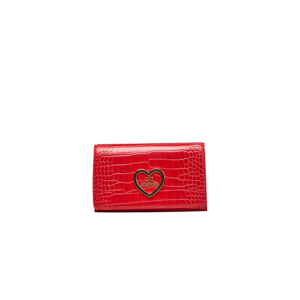 Love Moschino Red Polyethylene Crossbody Bag