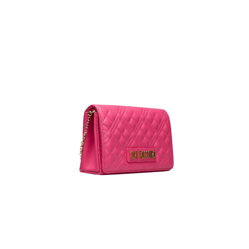 Love Moschino Fuchsia Polyethylene Crossbody Bag