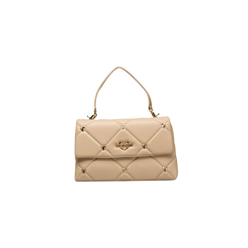 Love Moschino Beige Polyethylene Handbag