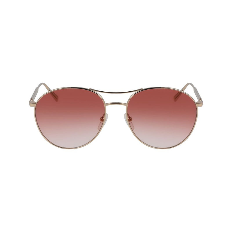 Longchamp Rose Gold Metal Sunglasses