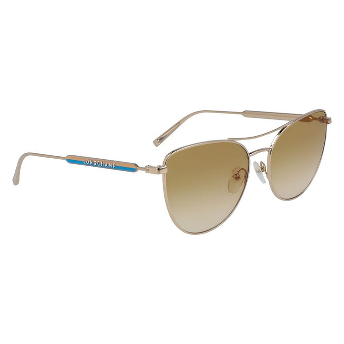 Longchamp Yellow Metal Sunglasses