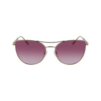 Longchamp Rose Gold Metal Sunglasses