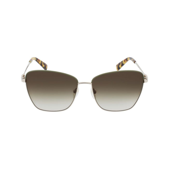 Longchamp Gold Metal Sunglasses