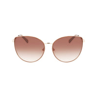 Longchamp Gold Metal Sunglasses