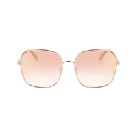 Longchamp Gold Metal Sunglasses