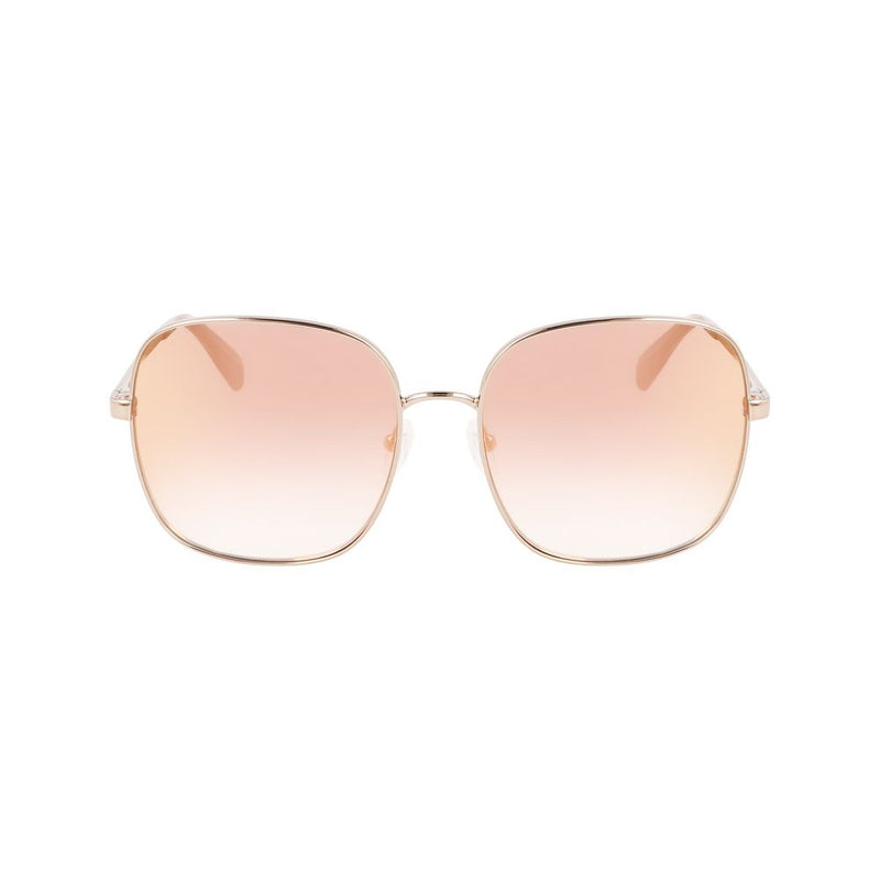 Longchamp Gold Metal Sunglasses