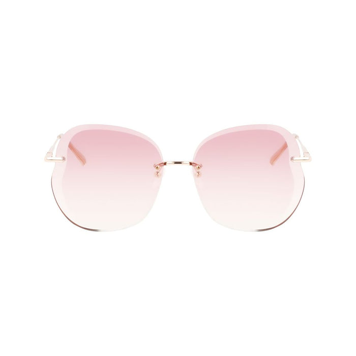 Longchamp Rose Gold Metal Sunglasses