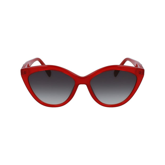 Longchamp Red Acetate Sunglasses