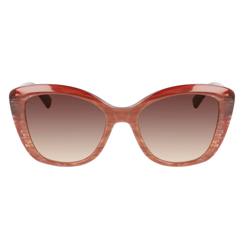 Longchamp Red Acetate Sunglasses