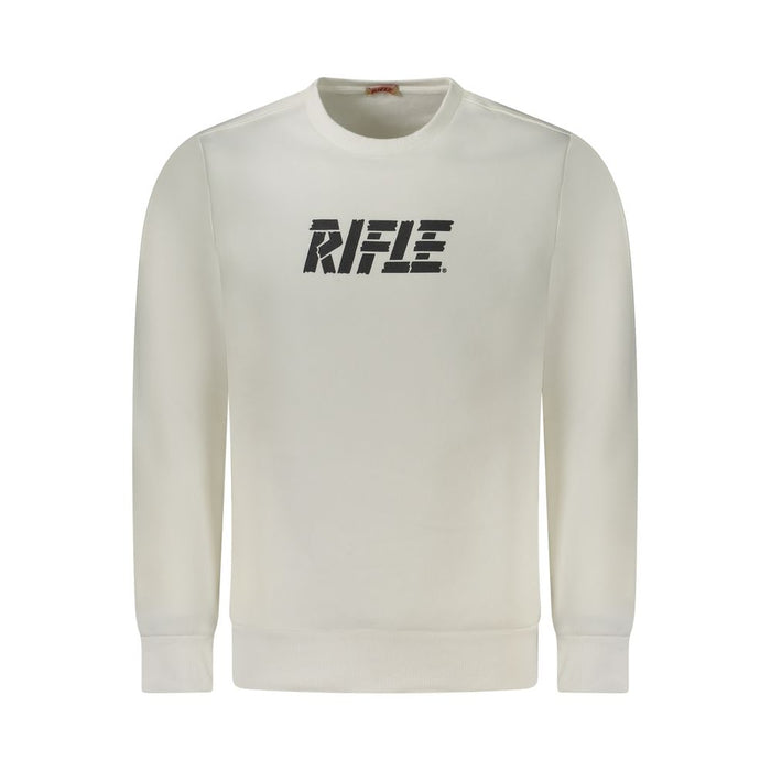 Rifle White Cotton Sweater