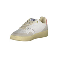 Gas White Artificial Leather Sneaker