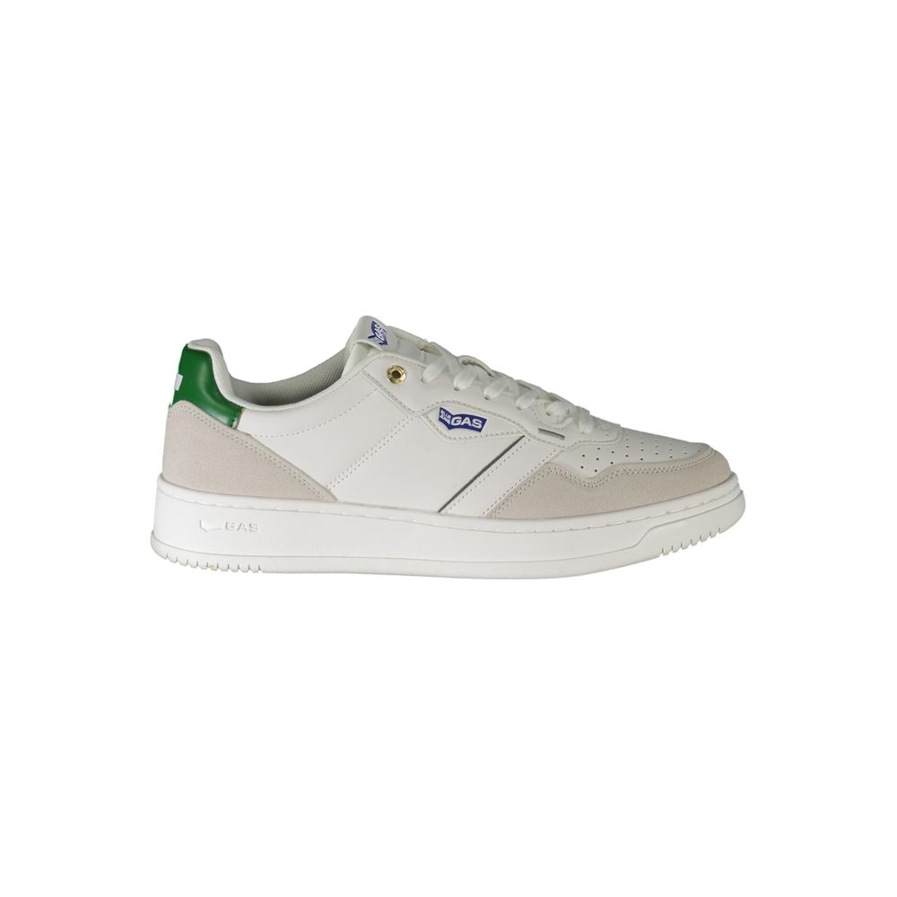 Gas White Polyester Sneaker