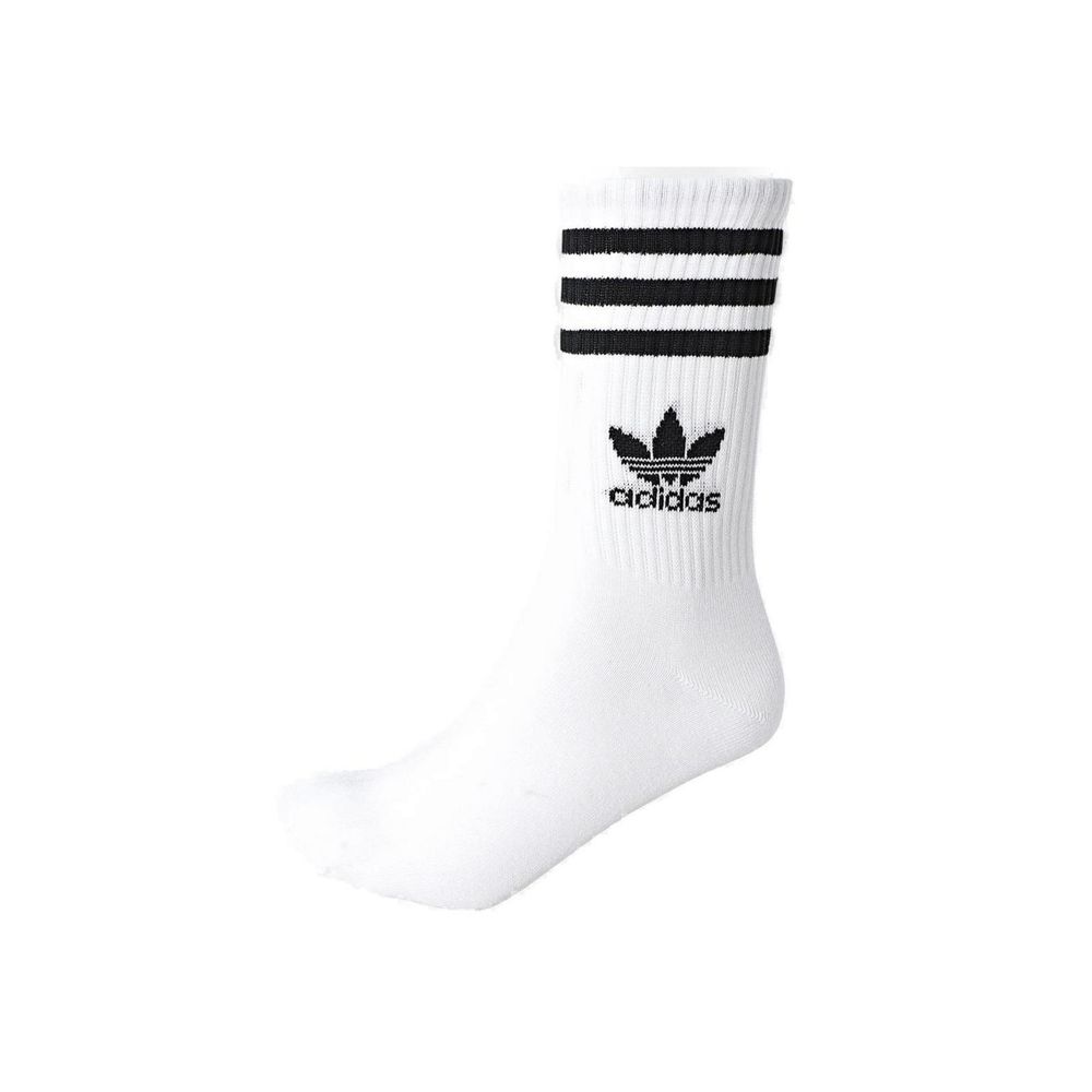 Adidas White Cotton Sock