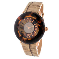 Folli Follie Brown Leather Watch