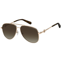 Marc Jacob 653 01Q HA Gold Sunglasses 59/13/145