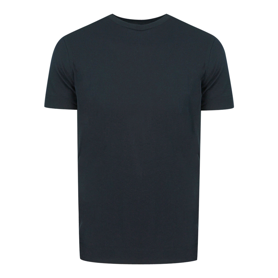 Emporio Armani Milano Plaque Navy T-Shirt - Nova Clothing