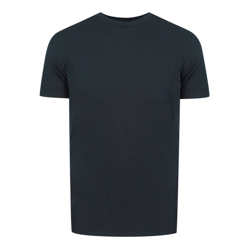 Emporio Armani Milano Plaque Navy T-Shirt - Nova Clothing