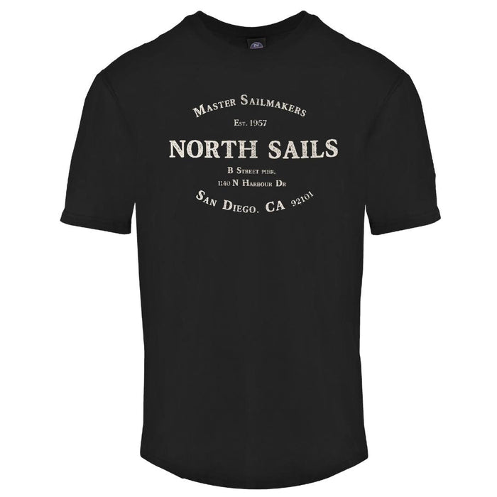 North Sails Mens 9023900999 T Shirt Black