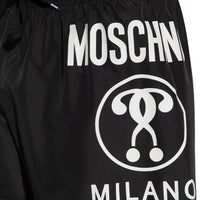 Moschino Large Milano Logo Black Short Swim Shorts XS