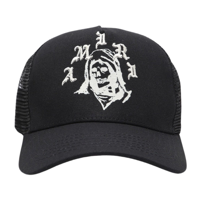 Amiri Branded Logo Black Hat One Size