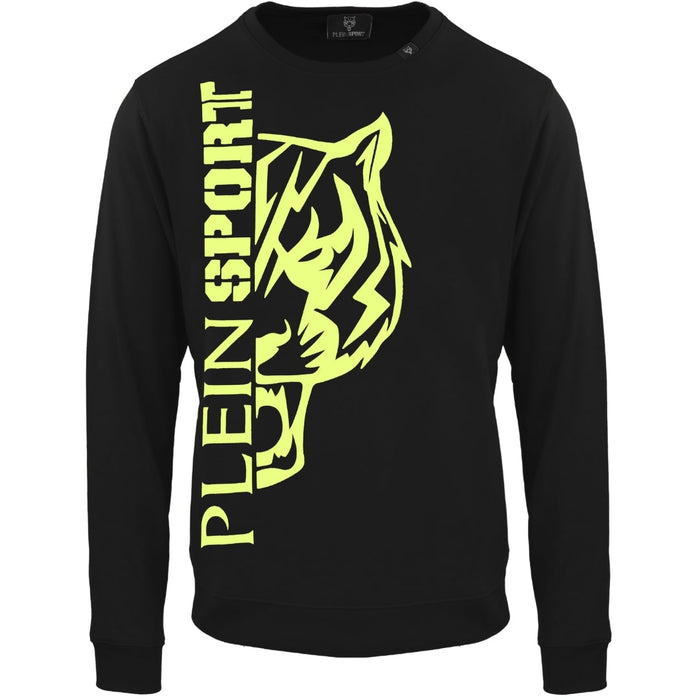 Plein Sport Large Bold Tiger Logo Black Jumper S