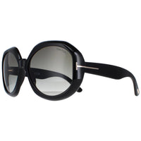 Tom Ford FT1011 01B Georgia Black Sunglasses 62/17/135