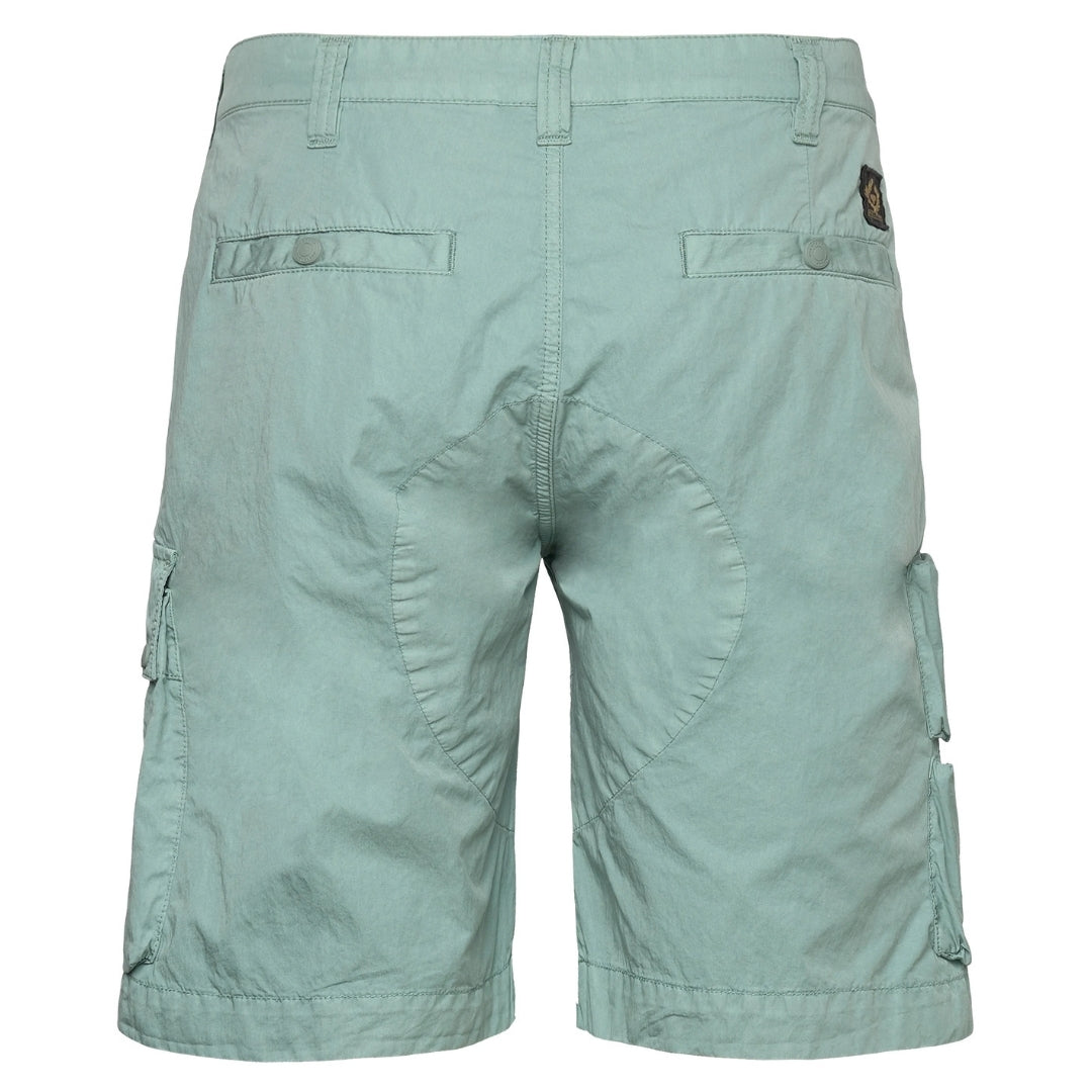 Belstaff Hacker Steel Green Cargo Shorts W30