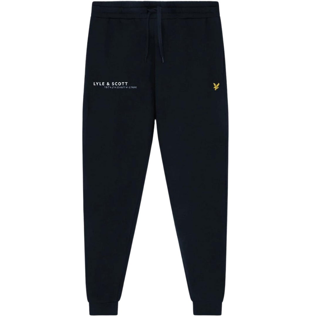 Lyle & Scott Co-ordinate Print Navy Blue Sweat Pants