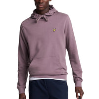 Lyle & Scott Branded Highland Mauve Purple Pull-over Hoodie M