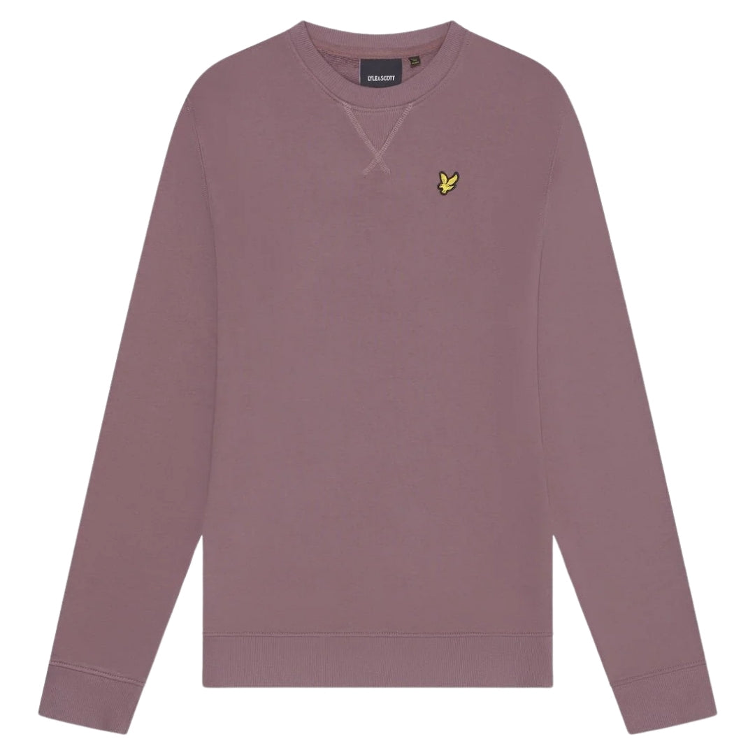 Lyle & Scott Branded Highland Mauve Purple Pull-over Sweatshirt M