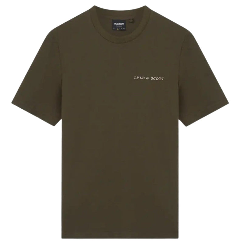 Lyle & Scott Embroidered Logo Wilton Green T-Shirt