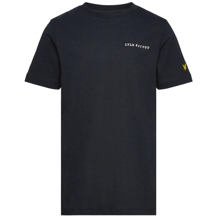 Lyle & Scott Embroidered Logo Plain Dark Navy T-Shirt