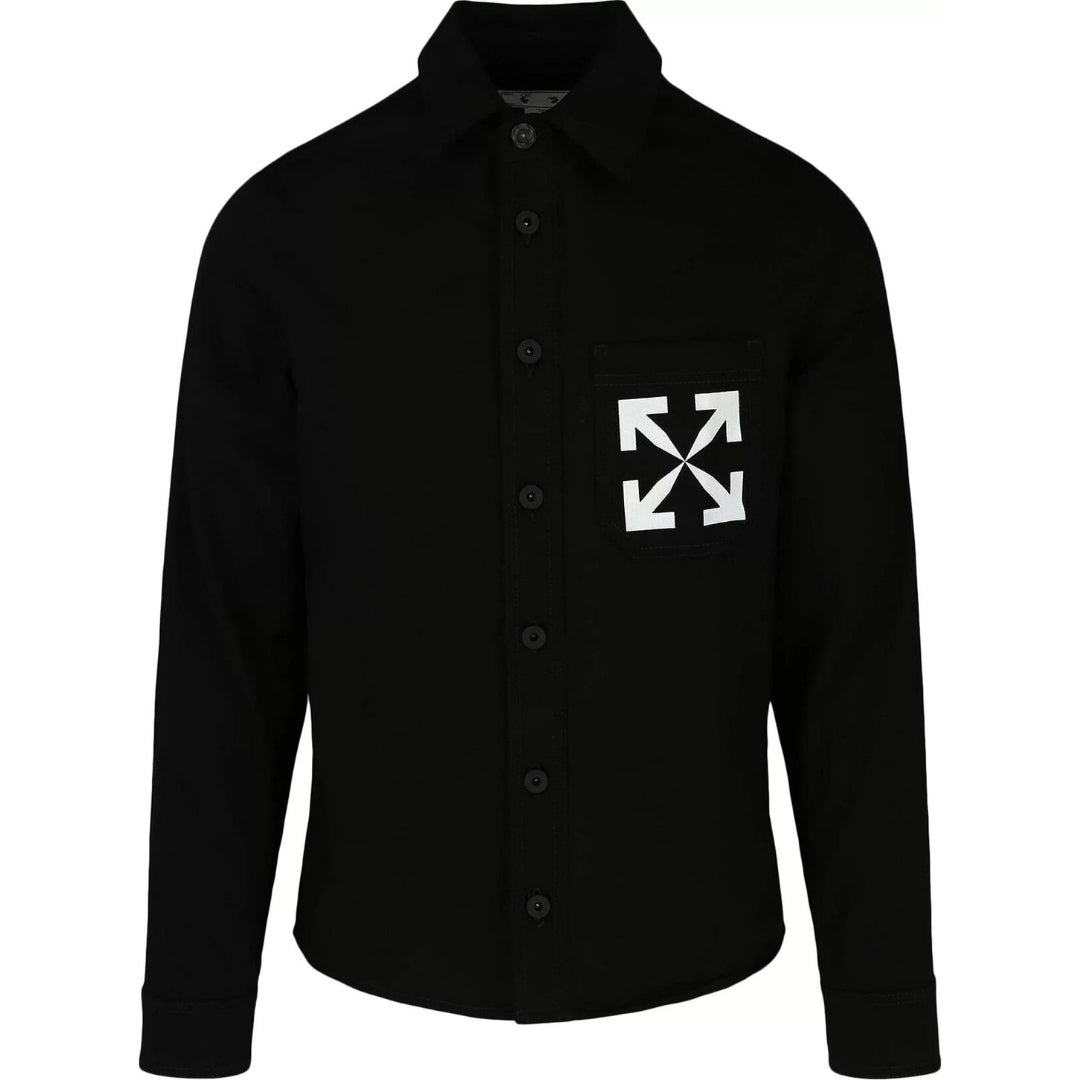 Off-White Single Arrow Denim Shirt Black L