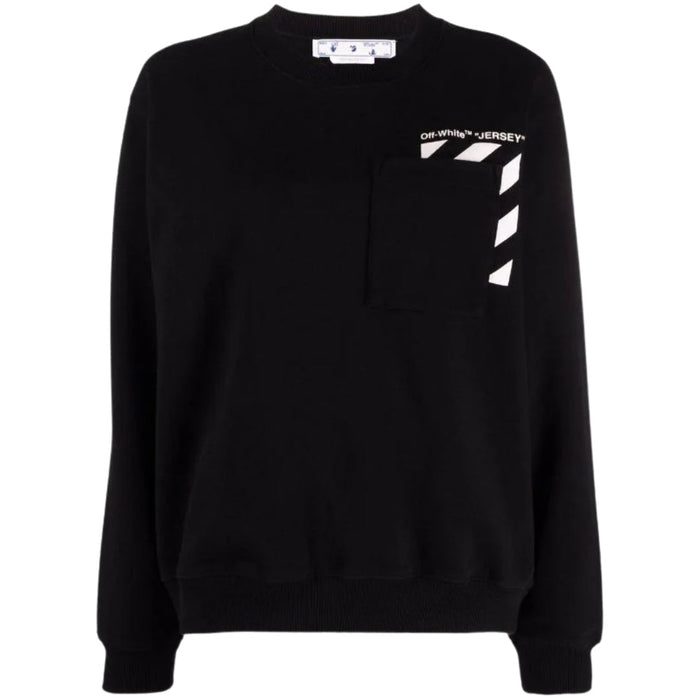 Off-White Diag Regular Crewneck Black sweatshirt S