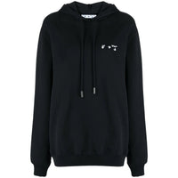 Off-White Regular Fit OW Logo Black Hoodie M