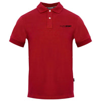 Plein Sport Equipment Logo Red Polo Shirt S