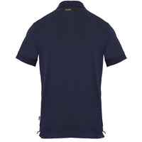 Plein Sport Equipment Logo Navy Blue Polo Shirt S