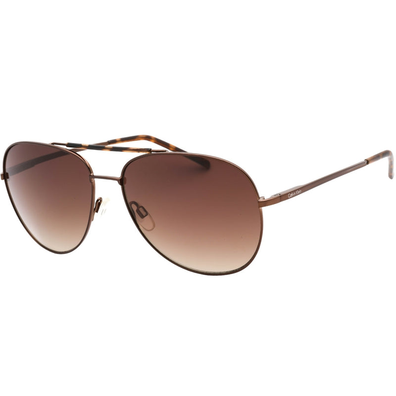 Calvin Klein R143S 200 Chocolate Brown Sunglasses 59/15/140