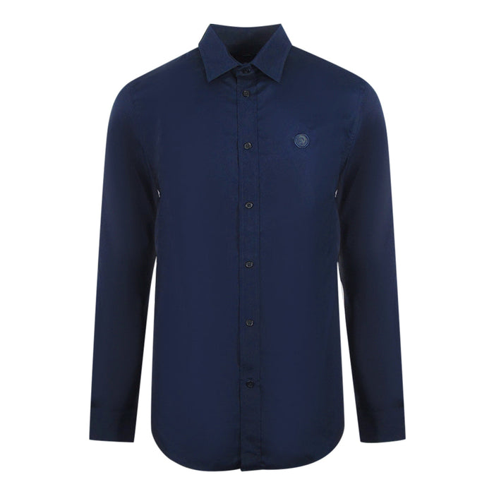 Diesel Long Sleeve Blue Shirt S