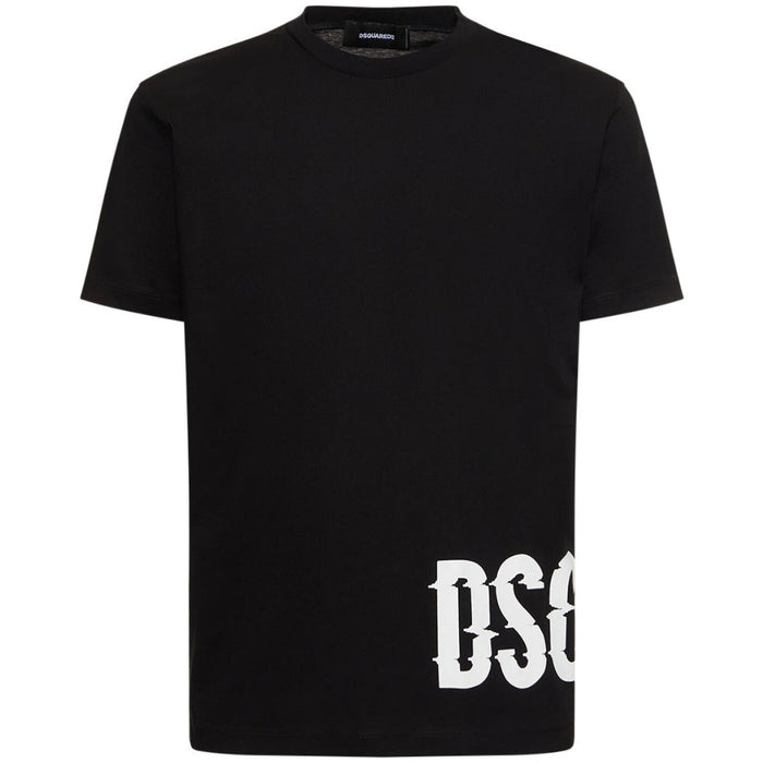 Dsquared2 Cool Fit Large DSQ2 Logo Black T-Shirt L