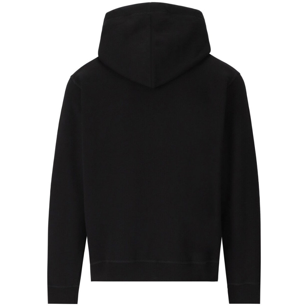 Dsquared2 Loose Fit Santa Dan Logo Black Hoodie  S