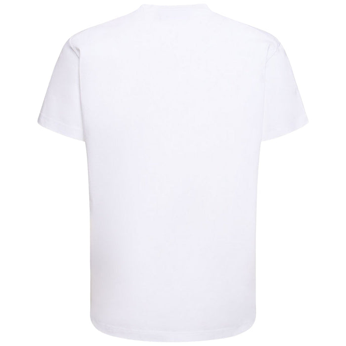 Dsquared2 Cool Fit Green Blur Icon Logo White T-Shirt XS