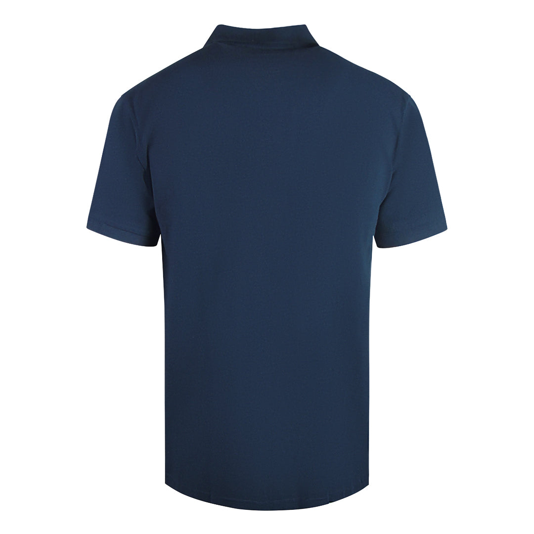 Cavalli Class Bold Logo Navy Blue Polo Shirt M