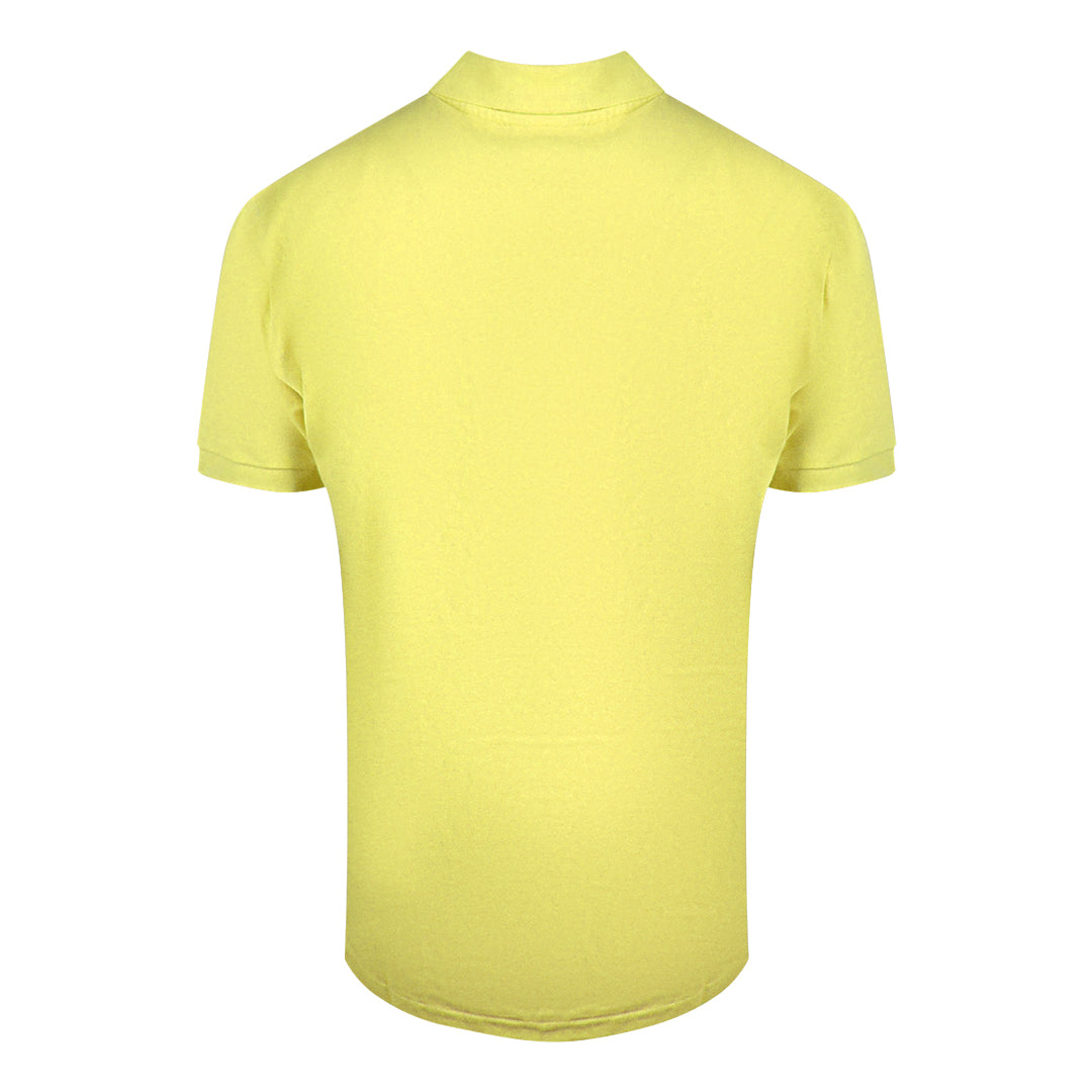 Cavalli Class Signature Logo Yellow Polo Shirt M