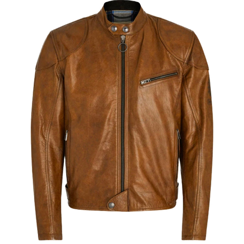 Belstaff Supreme Motorcycle Brown Leather Jacket XXXXL