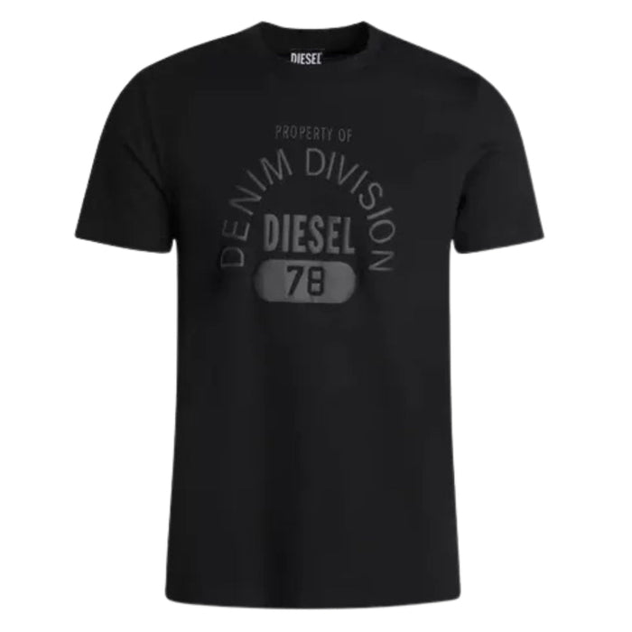 Diesel Property Of Denim Division Logo Black T-Shirt S